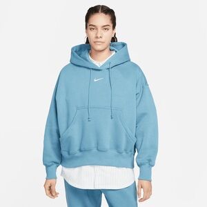 Blue Nike Sportswear Phoenix Fleece Hoodie